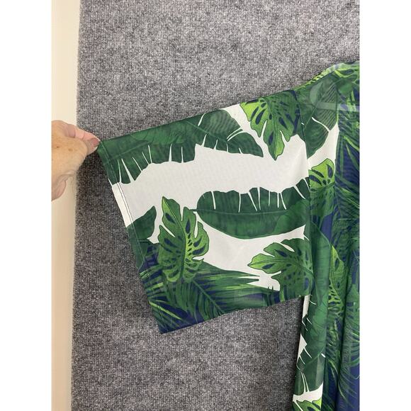 Windsor Transport to Tropical Long Kimono Women's Size Small Beach Coverup - Picture 4 of 10